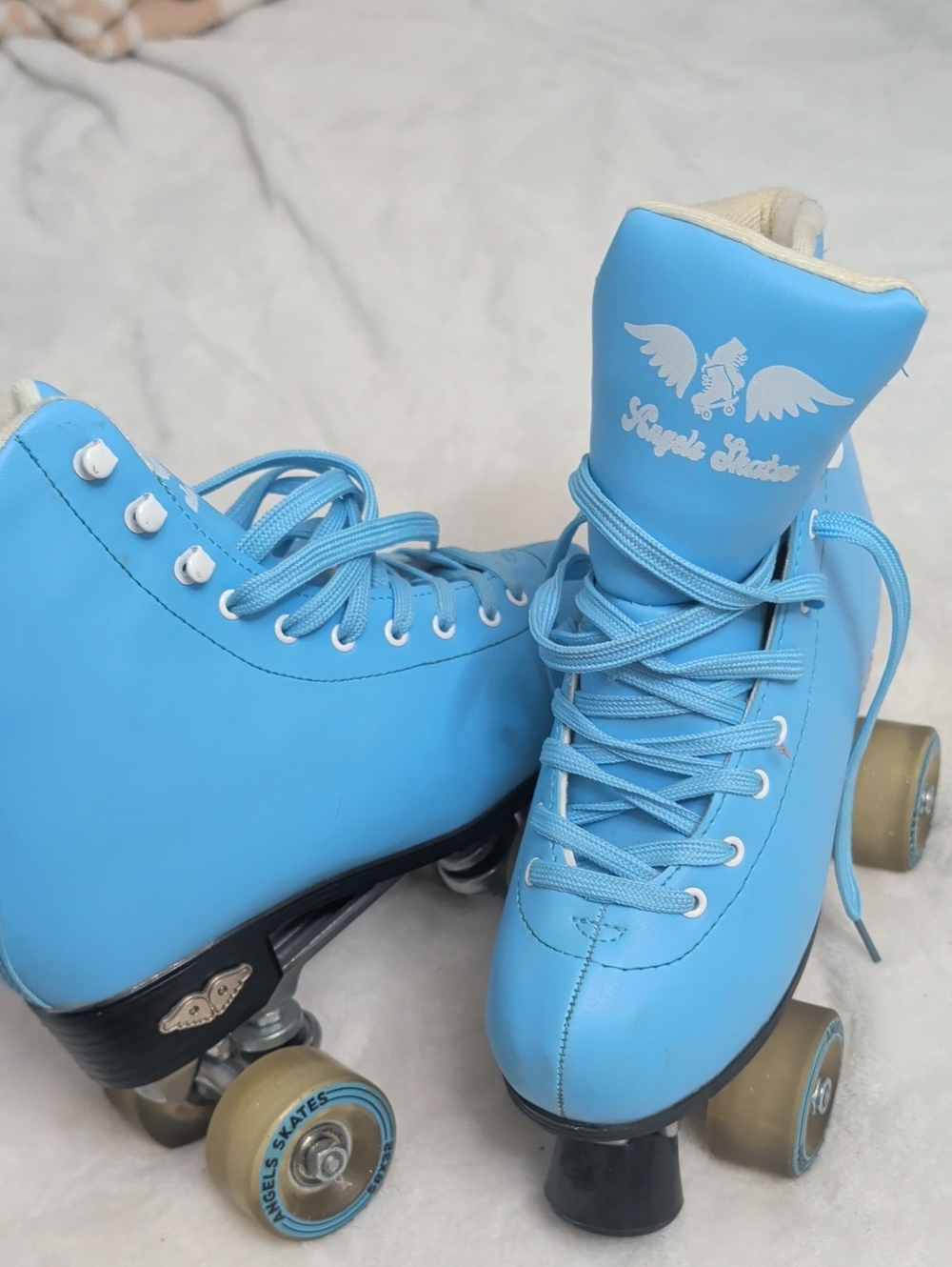 Winged Angel Sky Blue Women's Roller Skates